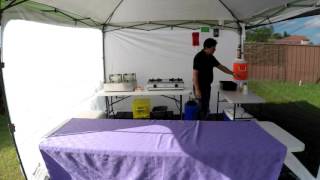Basic temporary food stall set up (NSW)