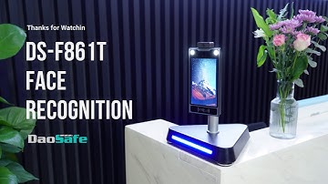 Daosafe DS-F861T Table Stand Type Face Recognition Terminal for fever checking！