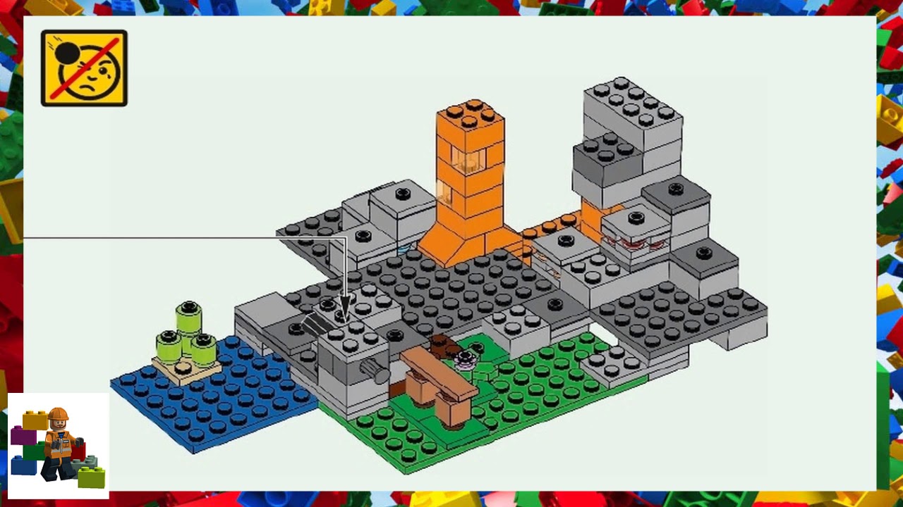 LA CAVERNA DELLO ZOMBIE Nuovo LEGO 21141 MINECRAFT 