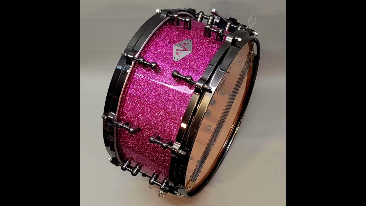 AVA DRUMS 14x6.5 Birch - Pink sparkle