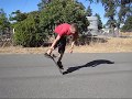 Street  freestyle skateboarding