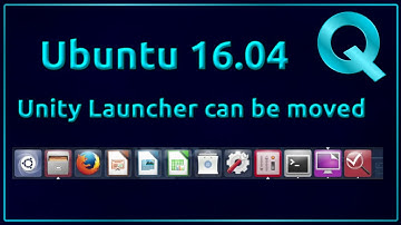 Ubuntu 16.04 Now Has Movable Unity Launcher
