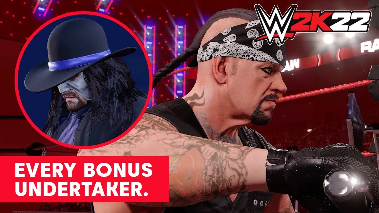 WWE 2K22 ALL Undertaker Pre Order Bonus Models REVEALED - YouTube