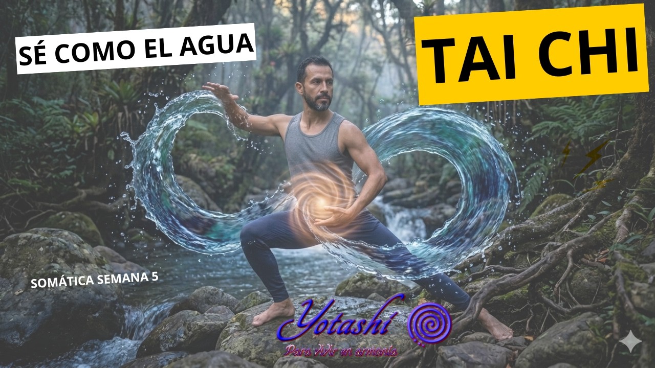 TAI CHI de AGUA: Movimiento circular para liberar EMOCIONES estancadas | Semana 5