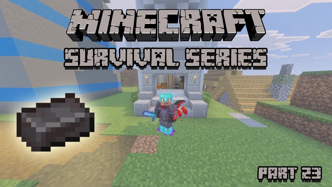 FINALLY BACK IN MINECRAFT BEDROCK LOOKING FOR NETHERITE (Part 23)