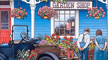 Visiting the Garden Store #zencolor #paintbynumbers #colorwithme #relaxing #coloring #video #spring