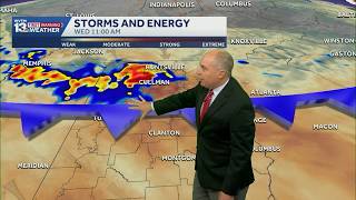 Alabama Cold Front: Storms in the weather forecast Wednesday and then it gets less humid before m...