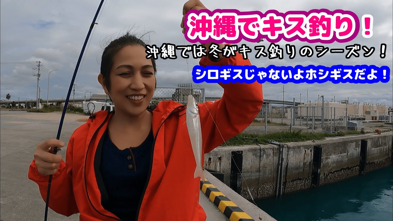 沖縄釣り キス釣り びっくり ナント 沖縄でのキス釣りシーズンは冬なんです 今回初めてホシギス釣れました Youtube