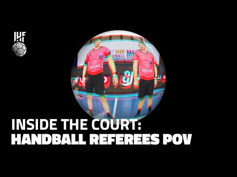 Handball referees POV: inside the court at the 2025 IHF Men's Club World Championship