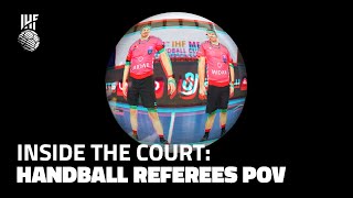Die Perspektive der Handballschiedsrichter: Einblick ins Spielfeld bei der IHF Klub-Weltmeistersc...