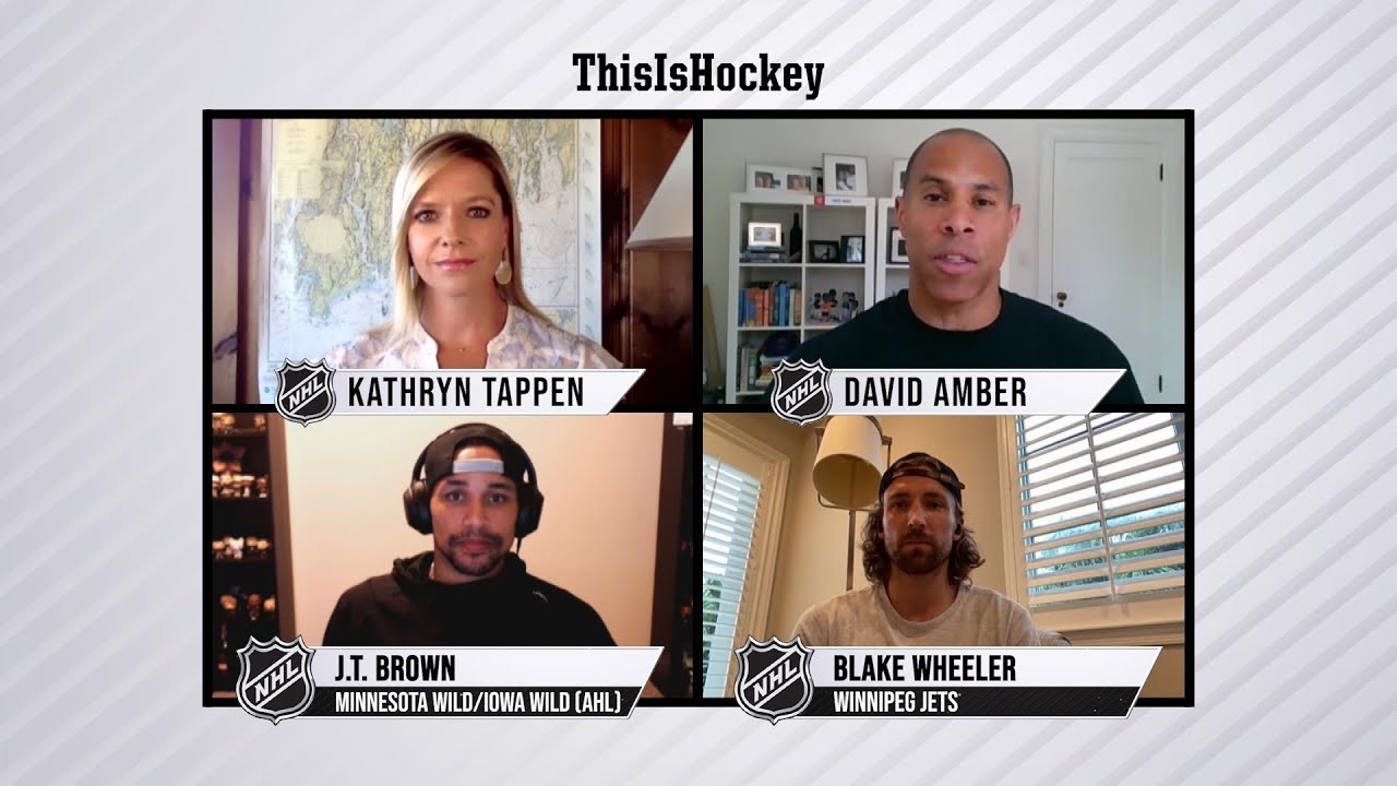 Hockey at Home:  Episode 10 Extended | J.T. Brown and Blake Wheeler discuss racial justice