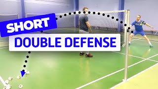 Badminton double defense - short to the net screenshot 5