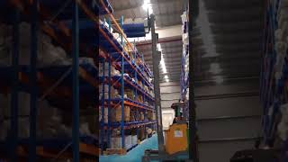 Jungheinrich Singal Deep Reach Truck, Smooth Sound And Clical Work, Always The King Of Rack Area