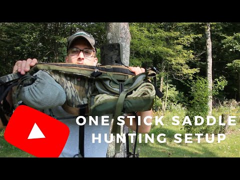 One Stick Saddle Hunting Setup