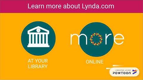 Lynda.com at your Public Library