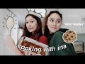 HACIENDO BROWNIE DE GALLETA CON MI SIS  *COOKING WITH IRIA*