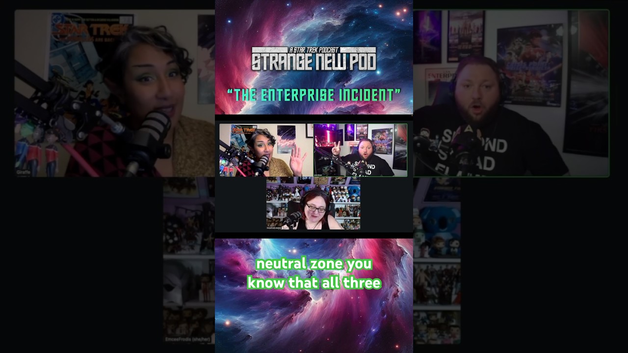 Giraffe and Julian on the repercussions of “The Enterprise Incident.” #startrek #startrektos