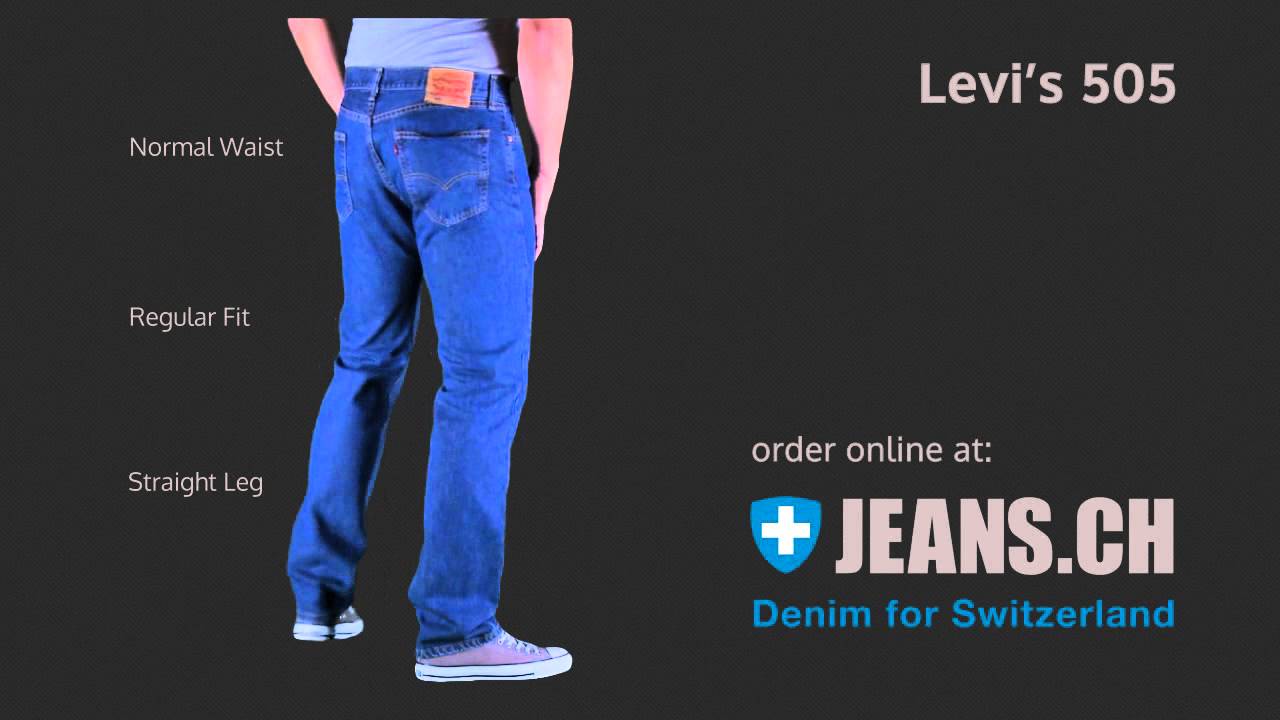 Levis 505 Jeans Fit Videos von JEANS.CH 