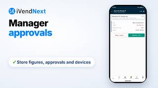 Manager approvals | iVendNext POS on a phone