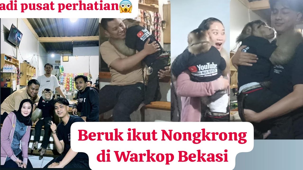 Nongkrong di Warkop sama Beruk Bastian jadi pusat perhatian!!!
