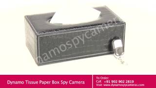 HD Tissue Box Spy Camera - 1 Year Warranty