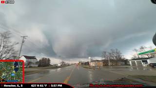 LIVE Storm Chaser - Tracking Supercells For Tornado Potential - Midwest Region