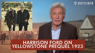 Harrison Ford Talks Yellowstone Prequel 1923 and the Dutton Legacy | Harrison Ford Interview Does Harrison Ford Die In 1923