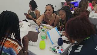 was your girl at the paint and sip