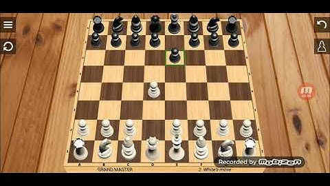 Chess game Grand Master level
