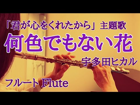 何色でもない花/宇多田ヒカル 月9ドラマ『君が心をくれたから』主題歌【フルートで演奏してみた】"Naniiro demo nai Hana" Hikaru Utada 2024年