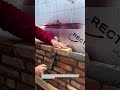 Brick Veneer Cavity Wall Build! #construction #masonry #DIY #shorts #builder #tools