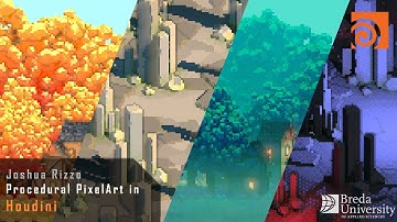 Procedural PixelArt in Houdini -Tool