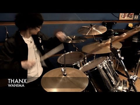 【WANIMA】THANXを左利きドラマーが叩いてみた