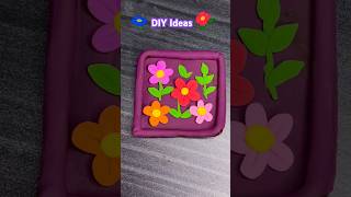 Super Light Clay Craft 🌸#shorts #ytshorts #diy #craft #handmade