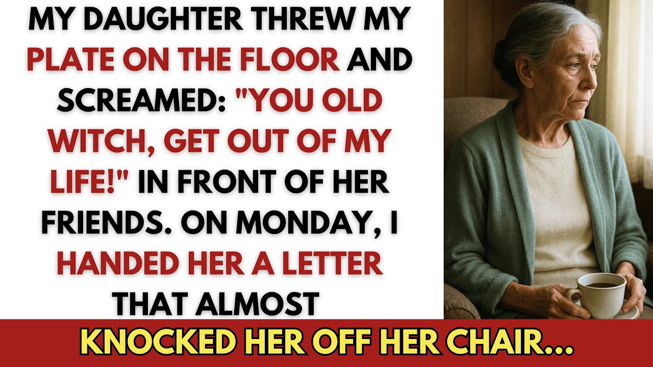 На вечеринке моя дочь бросила в меня тарелку и закричала: «Противная старуха, убирайся из моей жи...