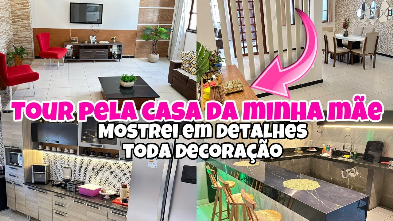 TOUR PELA CASA|TOUR PELA CASA DA MINHA MÃE| primeiro video do canal ...