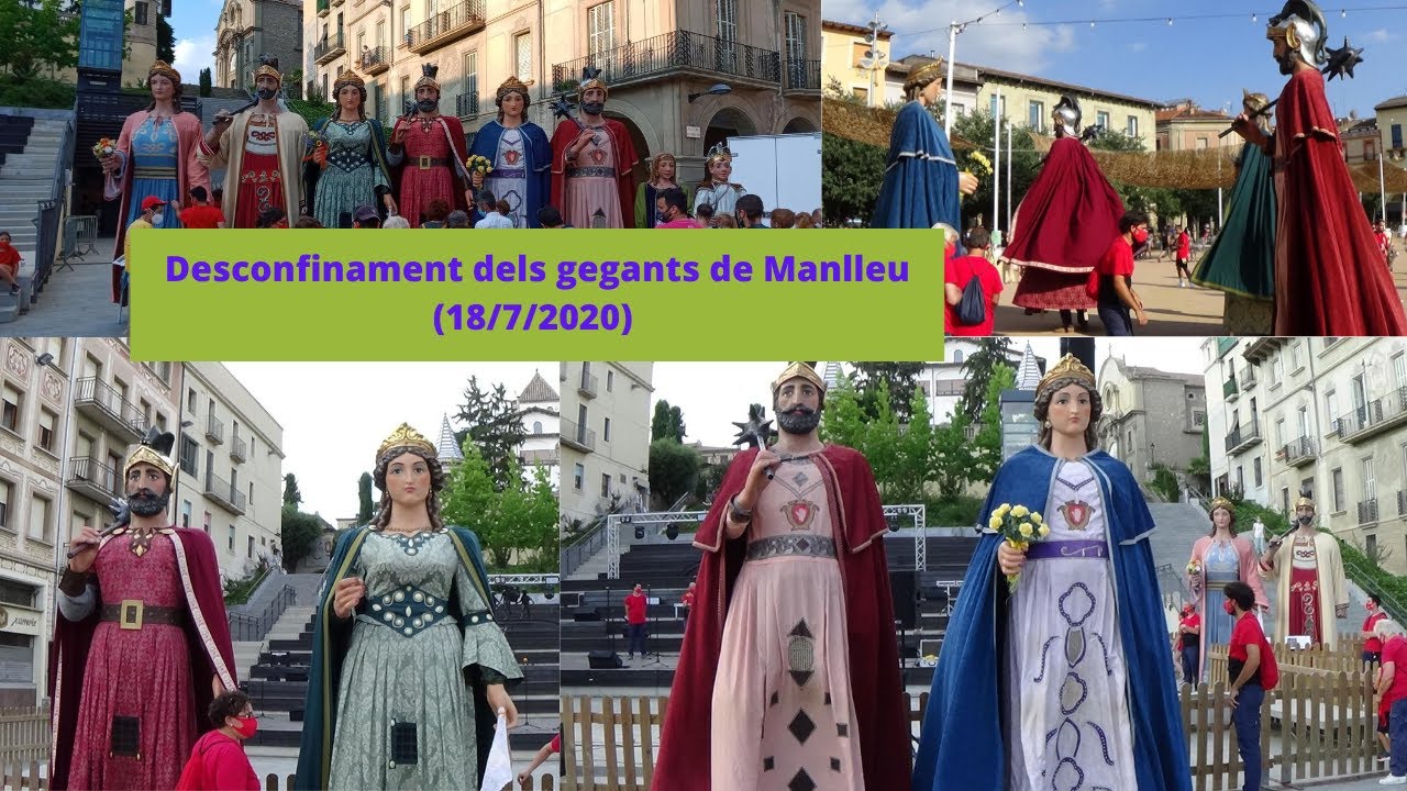 Desconfinament dels gegants de Manlleu (18/7/2020)
