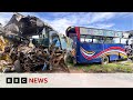 Uganda bus crash leaves more than 40 dead | BBC News