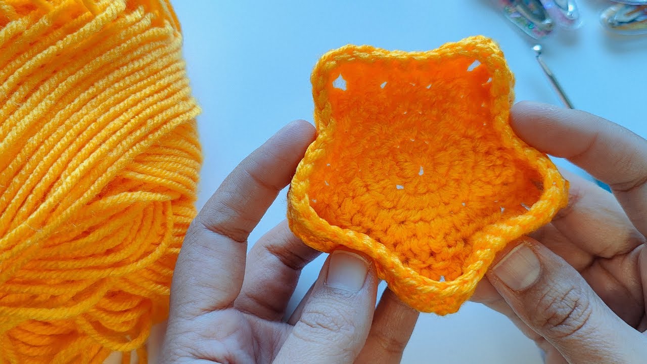 Easy DIY Crochet Star Tray for Storage & Organization