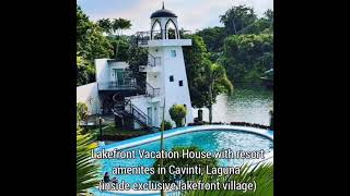 Vacation House With Resort Amenites In Cavinti Laguna Inside Exclusive Lakefront Village