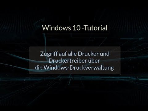 Video: An welchen Porttyp wird der Drucker angeschlossen?