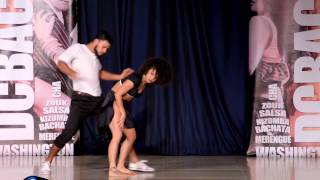 Aline Cleto & Charles Espinoza at DC Bachata Congress 2015