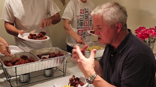 Baked Wings Recipe, Kept Hot w Skorr Wire Chafing Stands!