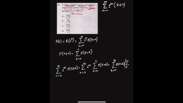 Series Expression Involving Probability Generating Functions | UPSC ISS 2023 Paper-1 | Problem-13