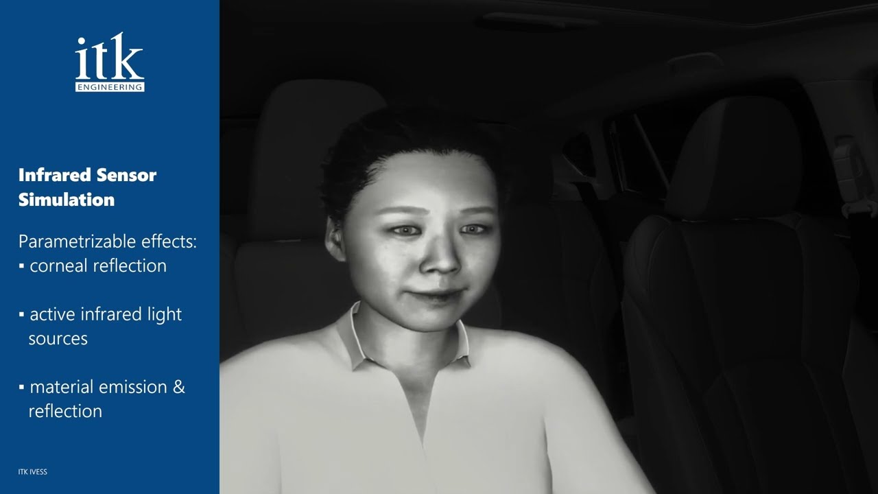 Individual Virtual Environment & Sensor Simulation: Driver/Occupant Monitoring Simulation