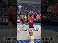 Laney Choboy gets the start tonight at Libero for the Huskers. #huskers #nebraskavolleyball