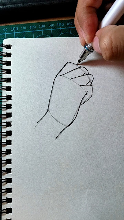 How To Draw Anime Hand #drawing #anime #manga #howtodraw