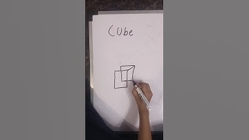 😍Cube Cuboid Drawing Shortcut #maths  #shortsfeed #ytshorts #shorts