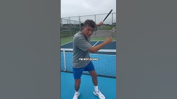 How To Hit The Perfect Lob! #pickleball #pickleballtips #shorts