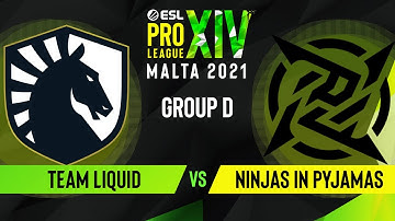 CS:GO - Ninjas in Pyjamas vs. Team Liquid [Dust2] Map 2 - ESL Pro League Season 14 - Group D